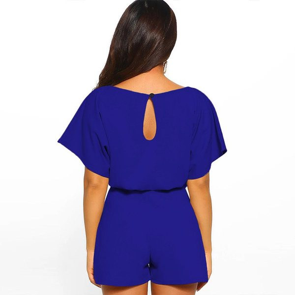 Modern női rövid overall több színben övvel