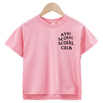 Детска ежедневна тениска за момичета в два цвята 