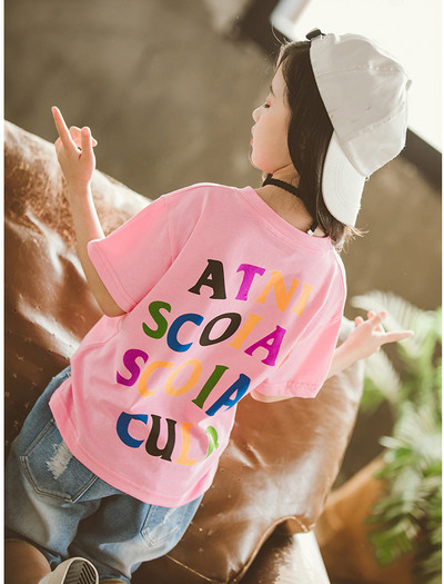 Gyermek alkalmi póló lányoknak két színben