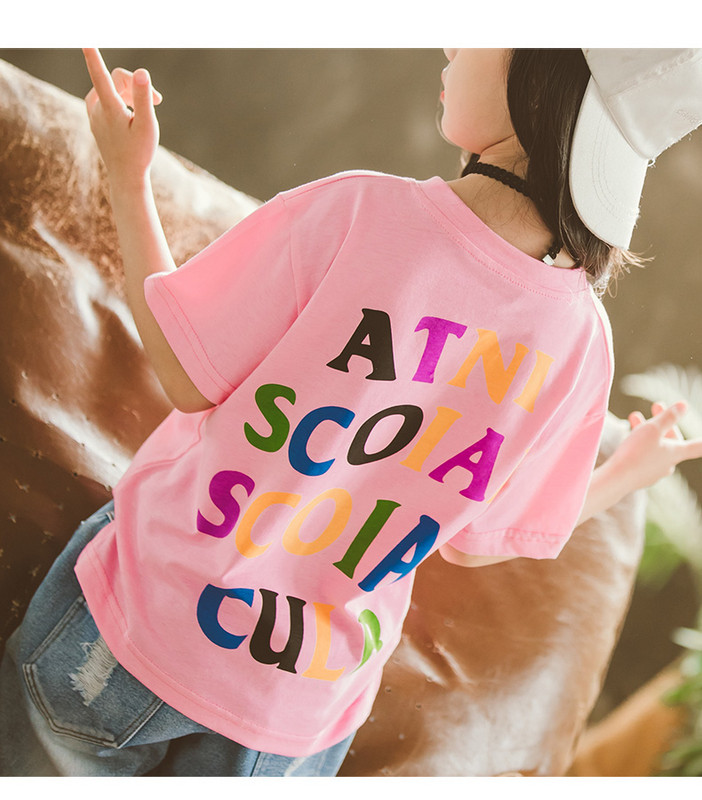 Gyermek alkalmi póló lányoknak két színben