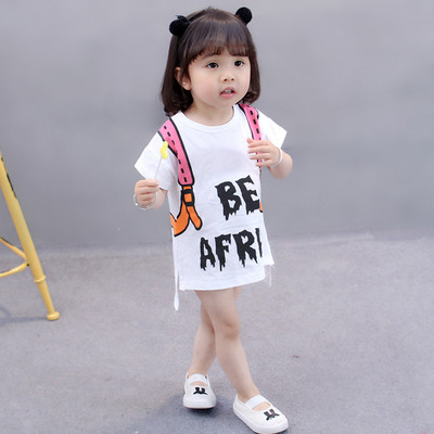 Új modell fehér gyerekruha lányoknak