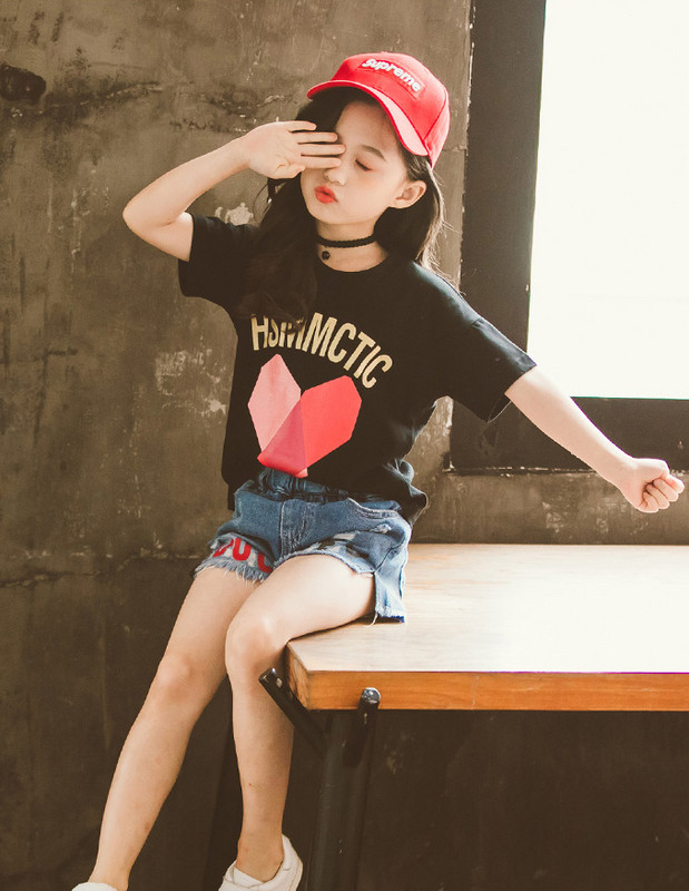 Fekete-fehér alkalmi gyerekpóló lányoknak