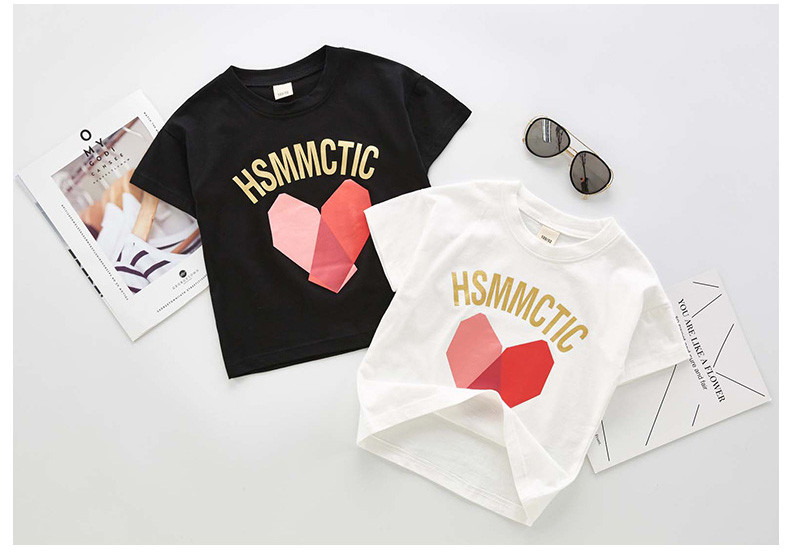 Fekete-fehér alkalmi gyerekpóló lányoknak