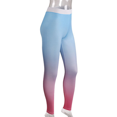 Sport-alkalmi női leggings irizáló színben