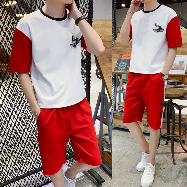 Καθημερινό ανδρικό σετ  με δύο μέρη σε διάφορα χρώματα