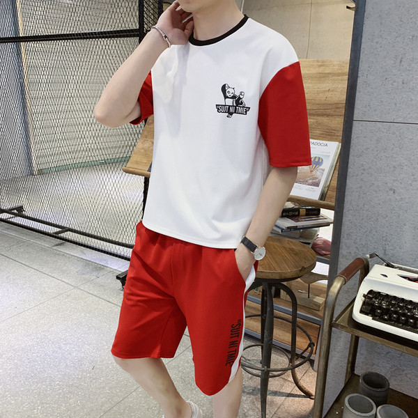 Καθημερινό ανδρικό σετ  με δύο μέρη σε διάφορα χρώματα