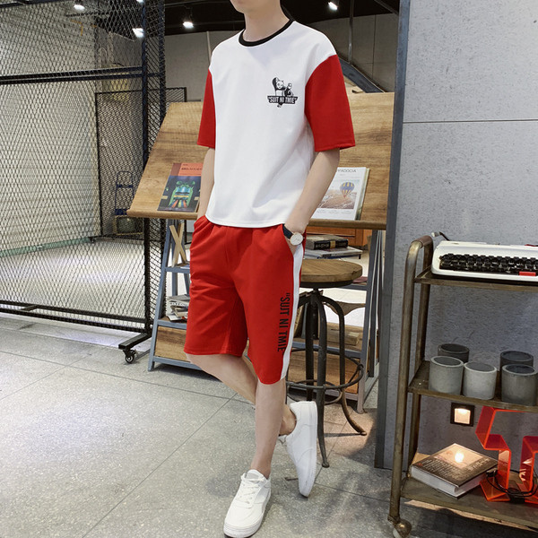 Καθημερινό ανδρικό σετ  με δύο μέρη σε διάφορα χρώματα