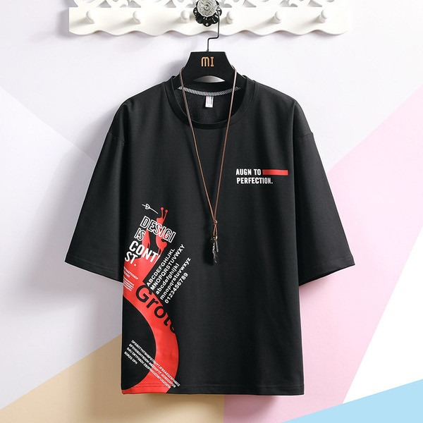 Kétrészes, fekete-fehér napi férfi szett