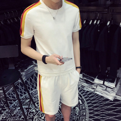 Μοντέρνο ανδρικό σετ με δύο μέρη σε δύο χρώματα