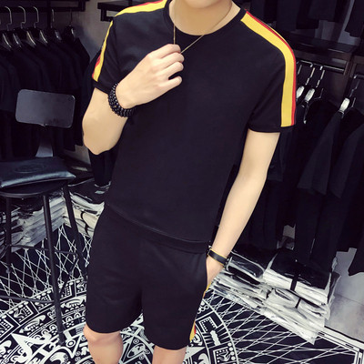 Μοντέρνο ανδρικό σετ με δύο μέρη σε δύο χρώματα