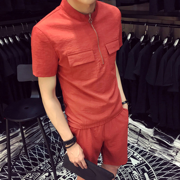 Σύγχρονο ανδρικό σετ από δύο μέρη σε διάφορα χρώματα