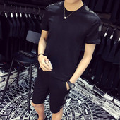 Modern férfi szett két részes fehér és fekete színben