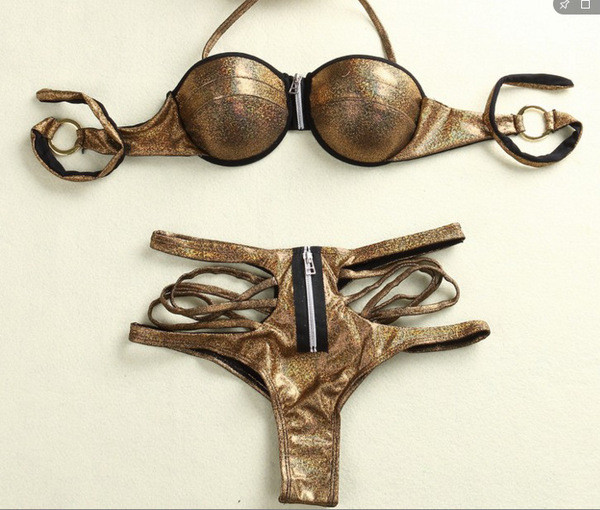 ÚJ női fürdőruha modell két színben és cipzáros elemmel