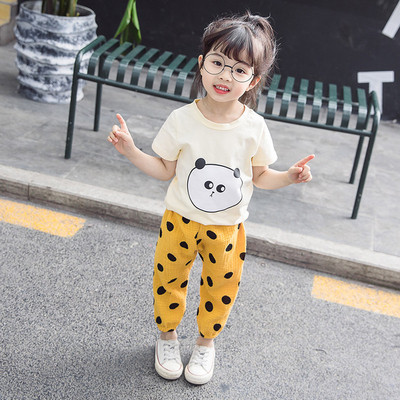 Két részből álló gyerekkészlet két színben lányoknak