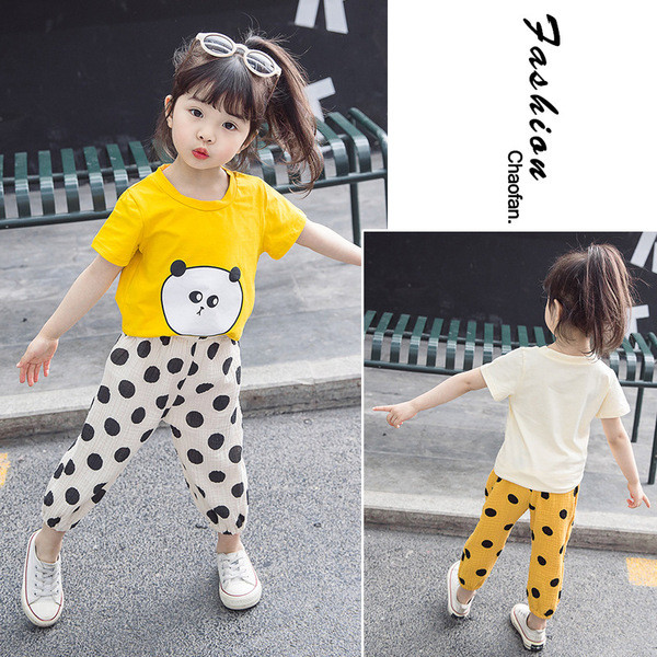 Két részből álló gyerekkészlet két színben lányoknak