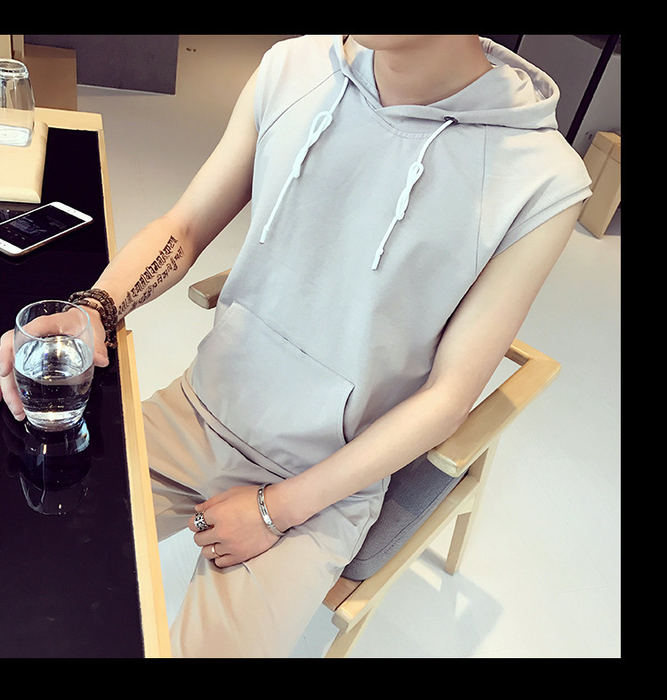 Ανδρικό σετ  σε λευκό, μαύρο και γκρι χρώμα