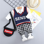 Modern babakészlet két színben fiúknak