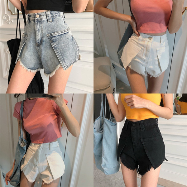 Καθημερινά γυναικεία σορτς  με τσέπες σε διάφορα χρώματα