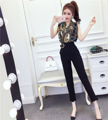 Stílusos női ing szett három színben magas derekú nadrággal