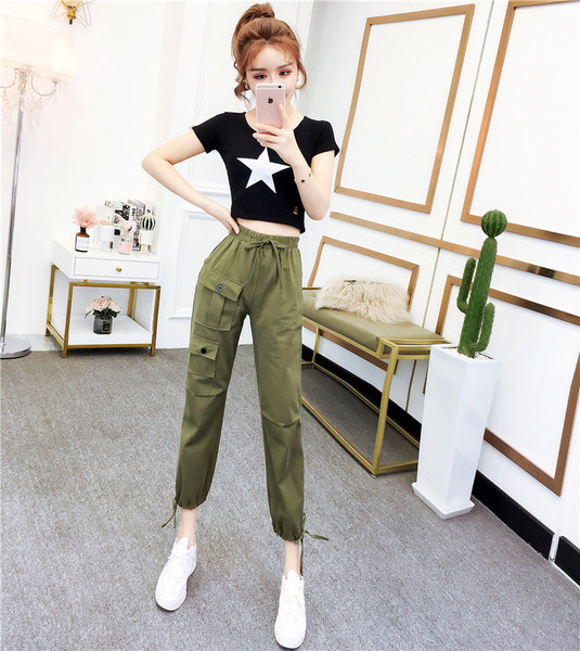 Modern női póló és nadrág szett három színben