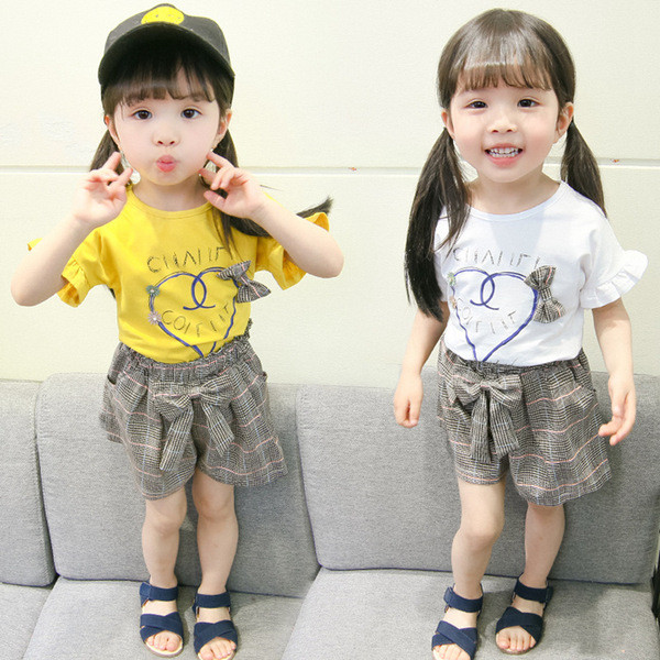 Gyermek blúz és nadrág szett lányoknak két színben