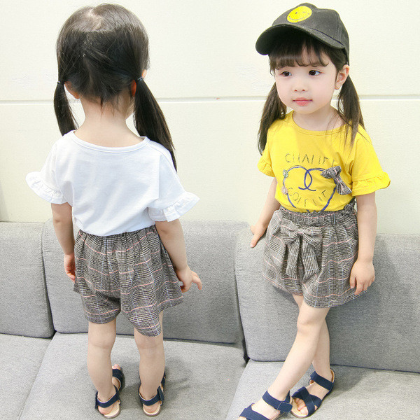 Gyermek blúz és nadrág szett lányoknak két színben