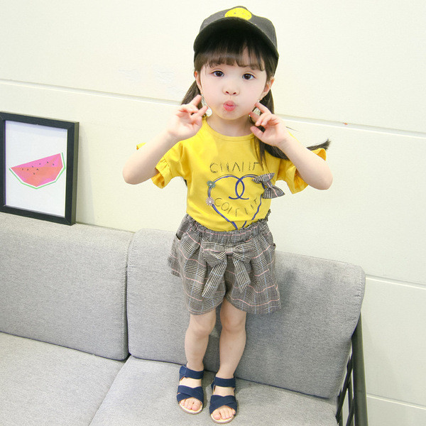 Gyermek blúz és nadrág szett lányoknak két színben