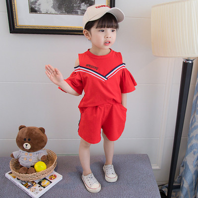 Piros napi gyerekszett csupasz vállú lányoknak