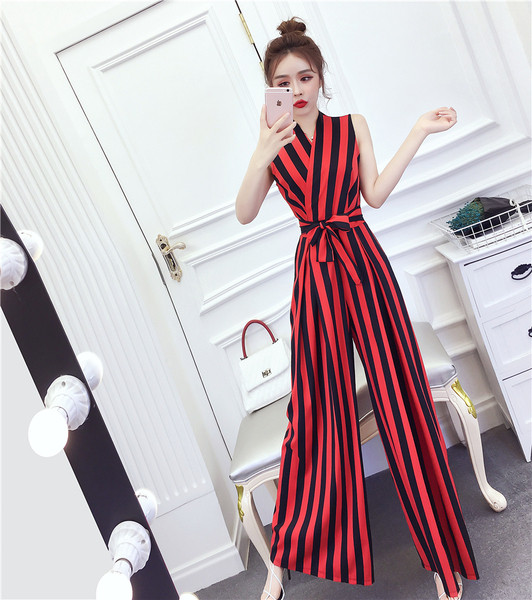 Modern hosszú női overál három színben