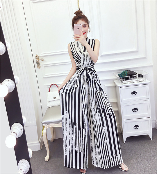 Modern hosszú női overál három színben