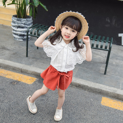 Set modern pentru copii din două părți cămașă și pantaloni