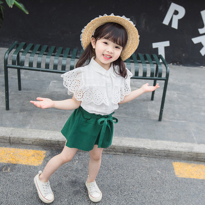 Set modern pentru copii din două părți cămașă și pantaloni