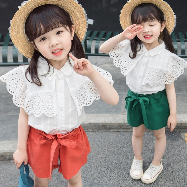 Set modern pentru copii din două părți cămașă și pantaloni