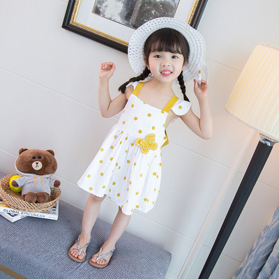 Stílusos gyerekruha két színben szalaggal és 3D elemmel