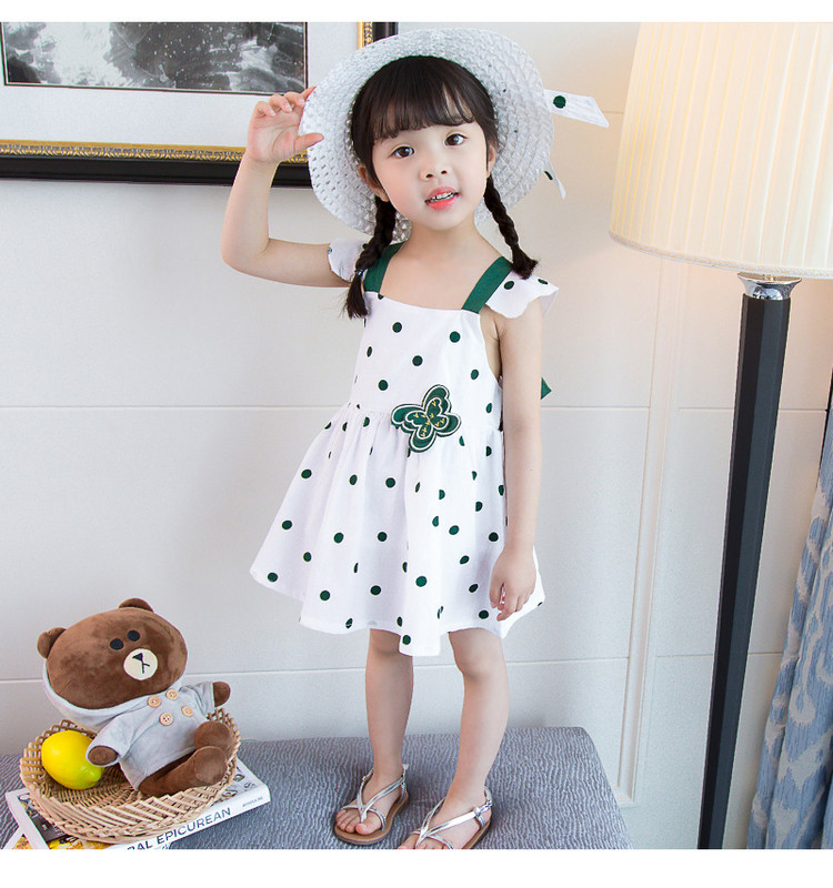 Stílusos gyerekruha két színben szalaggal és 3D elemmel