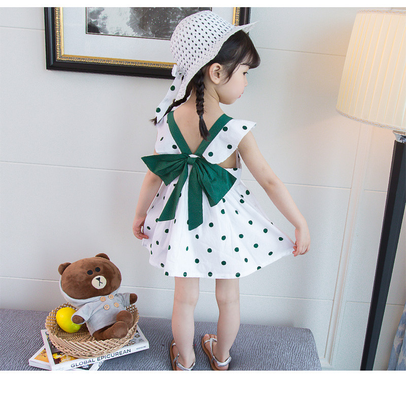 Stílusos gyerekruha két színben szalaggal és 3D elemmel