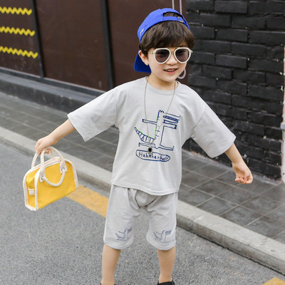 Παιδικό αθλητικό σετ σε δύο χρώματα για αγόρια