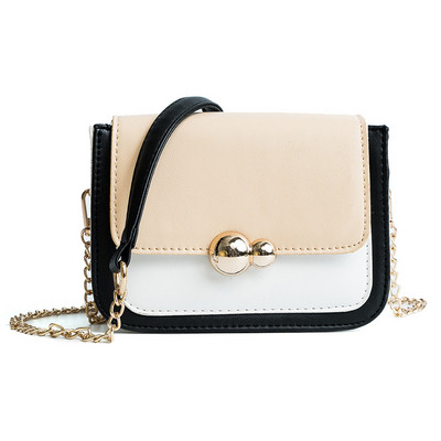 Μοντέρνα γυναικεία έκο δερμάτινη τσάντα σε δύο χρώματα