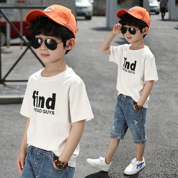 Παιδικό  μπλουζάκι με επιγραφές σε τρία χρώματα