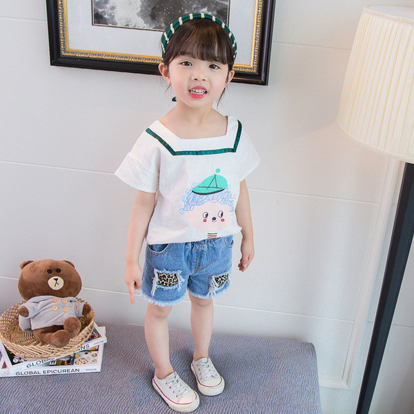 Új modell kétrészes gyerek szett lányoknak