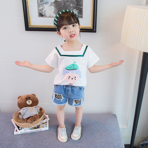 Új modell kétrészes gyerek szett lányoknak