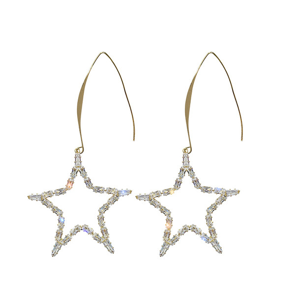 Jelenlegi stílusos fülbevaló kövekkel