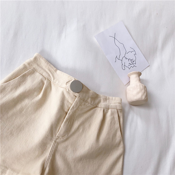 Alkalmi női rövidnadrág kék színben