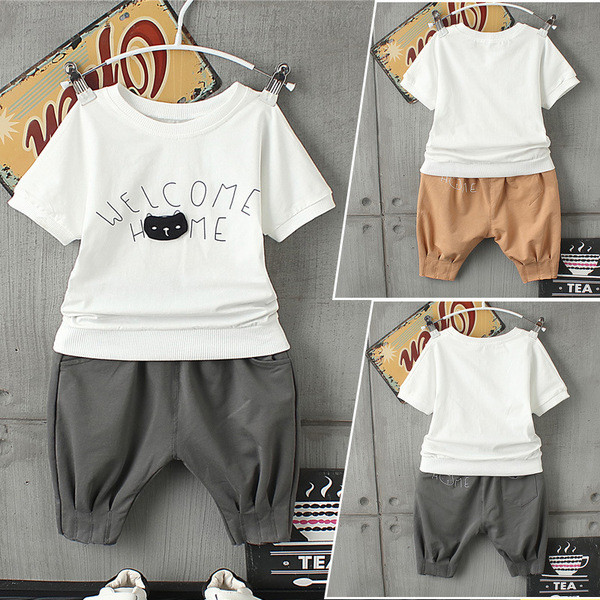 Gyerekkészlet fiúknak két részből, két színben