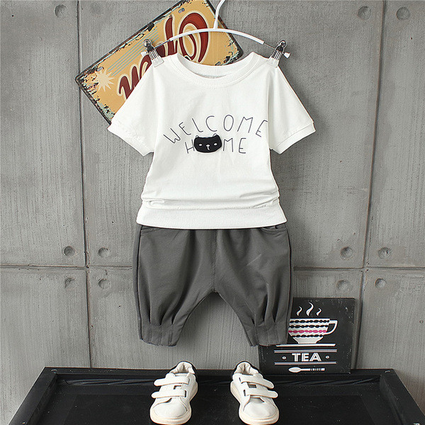 Gyerekkészlet fiúknak két részből, két színben