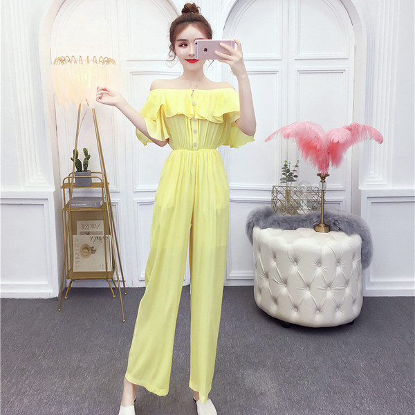 Μοντέρνα γυναικεία ολόσωμη φόρμα σε δύο χρώματα