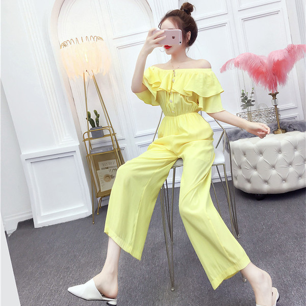 Μοντέρνα γυναικεία ολόσωμη φόρμα σε δύο χρώματα