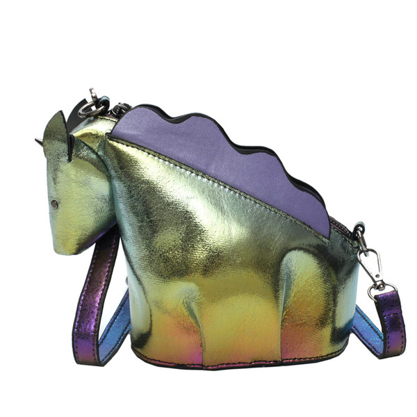 Öko bőrből készült modern női táska három színben, 3D elemekkel