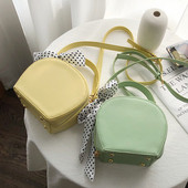 Öt színben, ökológiai bőrből készült modern női táska, hosszú füllel