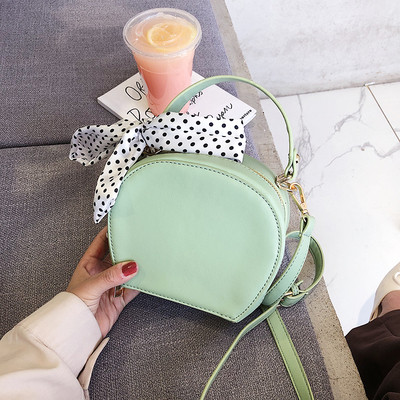 Öt színben, ökológiai bőrből készült modern női táska, hosszú füllel